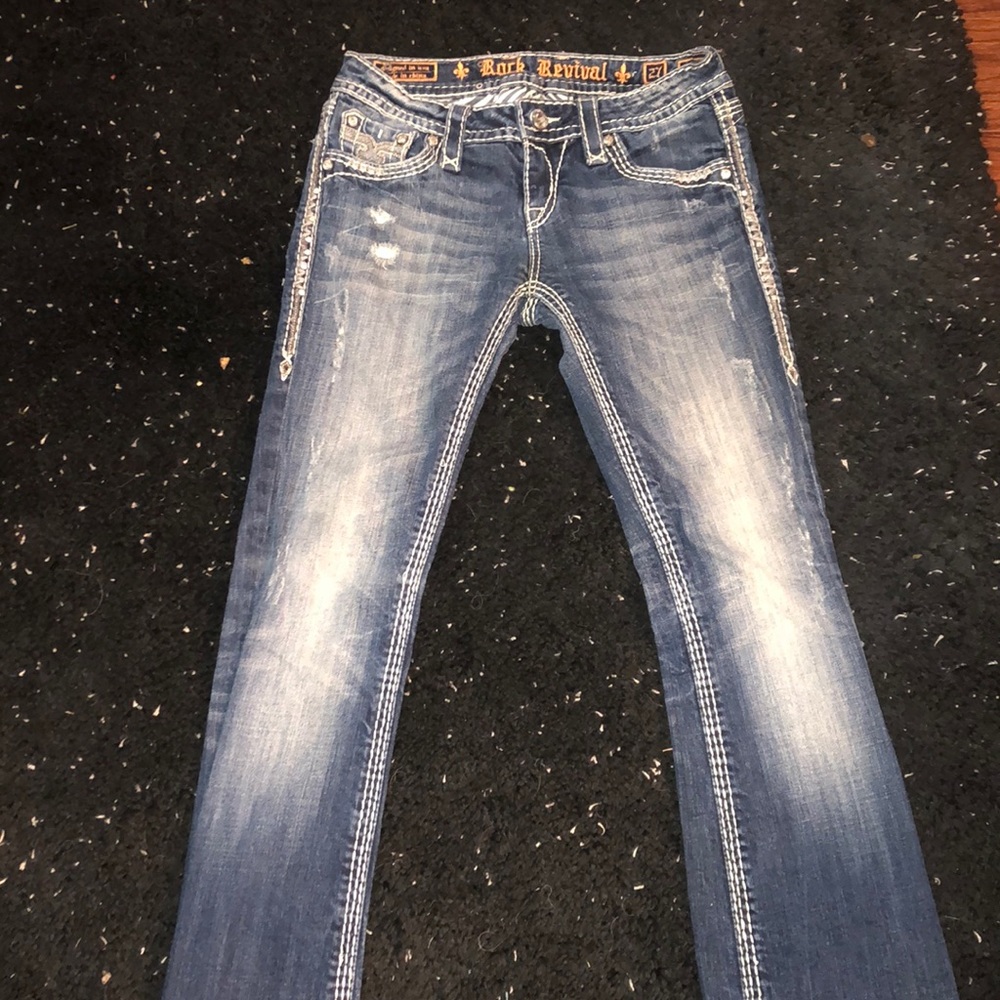 ROCK REVIVAL vivian boot jeans